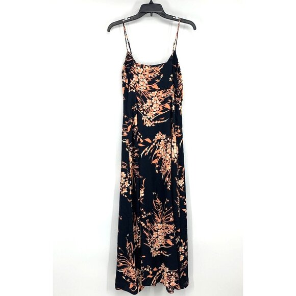 Joie Almona Dress Maxi Black Floral Print Sleeveless Button NWT - Picture 11 of 15
